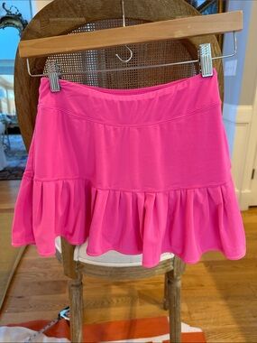 Lilly Pulitzer Luxletic Skort in Iconic Bright Pink, Like New